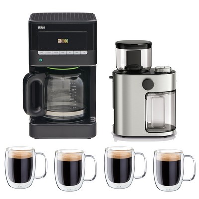 Braun Brewsense 12-Cup Drip Coffee Maker & Accessories Package