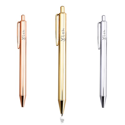 Click Activated Metal Pen