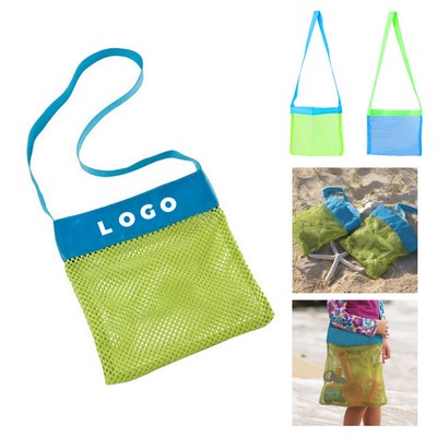 Mesh Beach Tote Bag For Kids