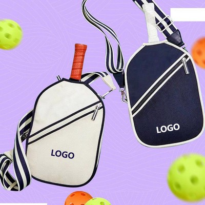 Neoprene PickleBall Bag, Waterproof Sling Pickle Ball Backpack,Shoulder Tennis Bag,Badminton