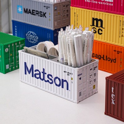 Shipping Container Model Pen Holder