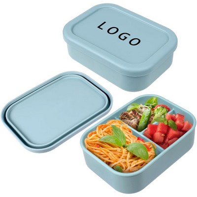 3 Compartment Leak Proof Silicone Bento