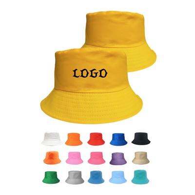 Embroidery Sun Bucket Hat