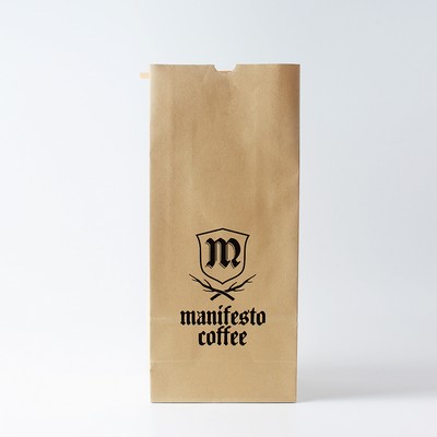 5LB Kraft Paper Coffee Bag with Tin Tie Closure