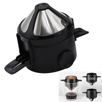 Pour Over Coffee Dripper Reusable Coffee Filter