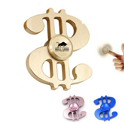 Dollar Sign Metal Fidget Spinner