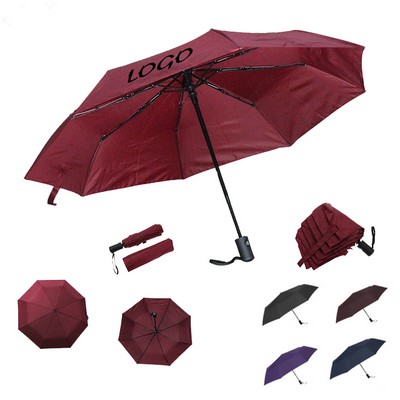 Portable Telescopic-Folding Manual Folding Umbrella