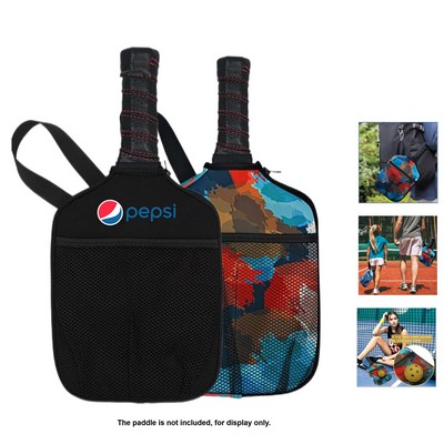 Neoprene Pickleball Paddle Bag with Mesh Pocket