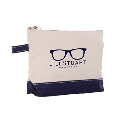 Cosmetic Pouch - 1 color (11"x7"x3")