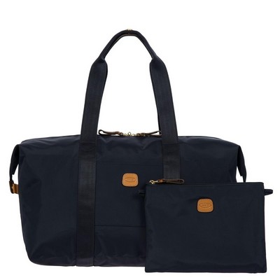 Bric's X-Bag 18 Inch Folding Duffle Bag - Navy Blue