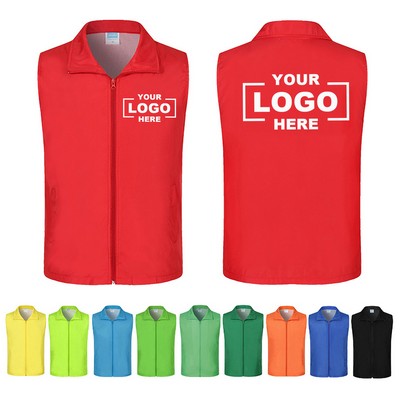 High - Visibility Activity Event Volunteer Vest for Enhanced Safety