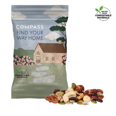 4oz. ECO-Digibag, Compostable & Full Color, Deluxe Trail Mix