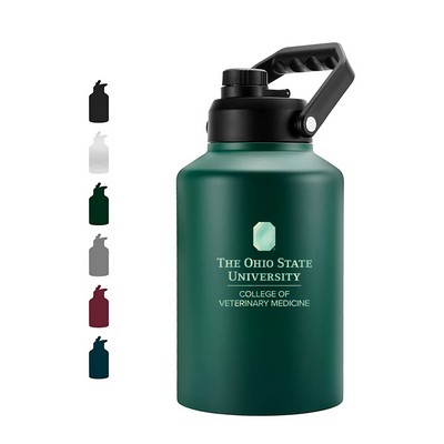 128 Oz. Large Insulated Water Bottle w/Handle