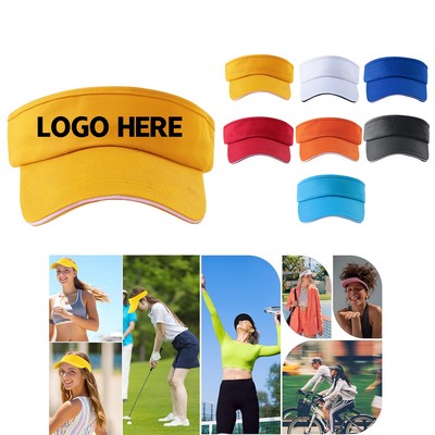 Curved Sun Visor Cap