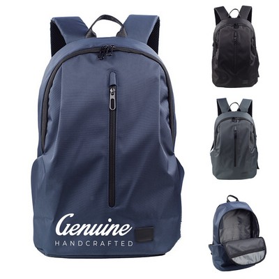 Oxford Laptop Backpack with Multiple Compartments