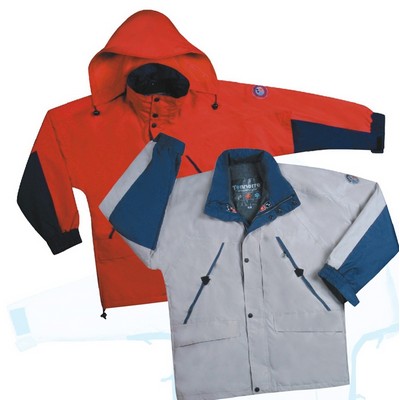 Nylon Jacket w/ PVC Backing Parka w/ Fleece & Nylon Lining