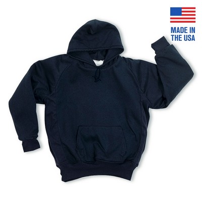 Thermal Lined Hooded Pullover Sweatshirt - Domestic