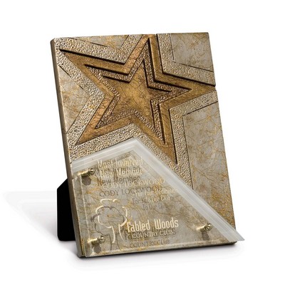 Glass Plaque - Resounding Star