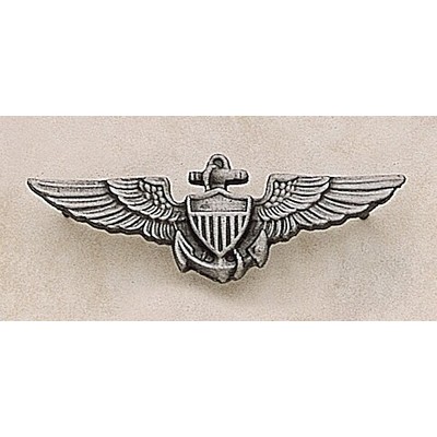 Pilot's Wings (2 Posts) Marken Design Cast Lapel Pin (Up to 1 1/2")