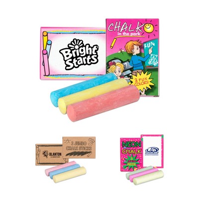 3 Pack Jumbo Sidewalk Chalk