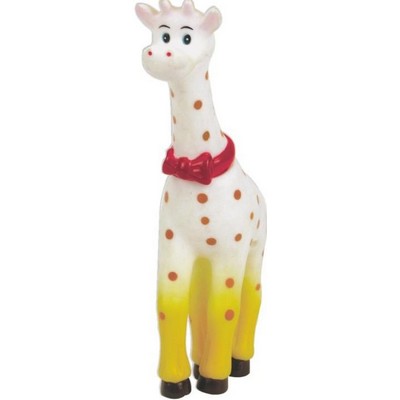 Yellow/ Brown Rubber Giraffe