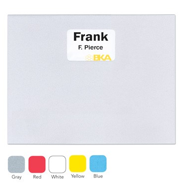 Huge Colored Registration Envelopes w/ Window (Blank)