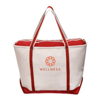 Sailway Large Zippered Tote Bag