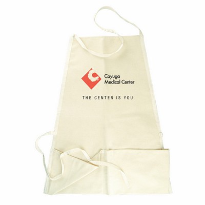 10 Oz. Natural Canvas Bib Apron