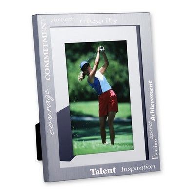 Contemporary Metal Picture Frame with Floating Effect (4"x 6" Photo)