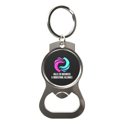 Vibraprint® Bottle Opener Key Tag w/ Split Ring