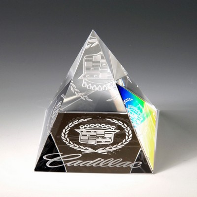 3" Pyramid Paperweight