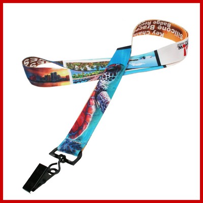 3/4" Dye Sublimation Lanyard