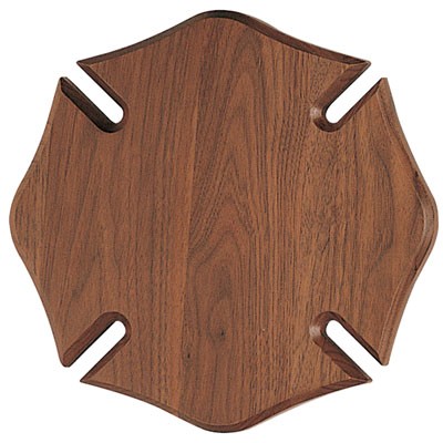 Walnut Maltese Cross Plaque (10"x10")