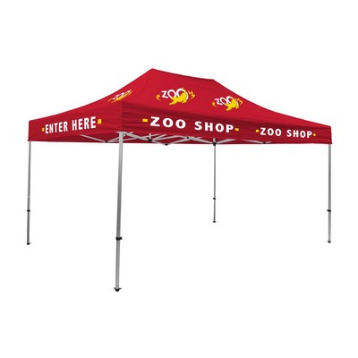 15' Premium Tent Kit (Imprinted, 8 Locations)