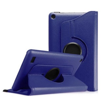 Kidder iBank® Rotate Leatherette Case for Kindle Fire HD 8" (Blue)