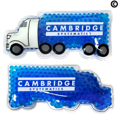 Blue Semi Truck Hot/Cold Pack w/Gel Beads