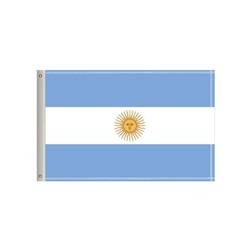 36"W x 24"H National Flag, Argentina, Single-Sided