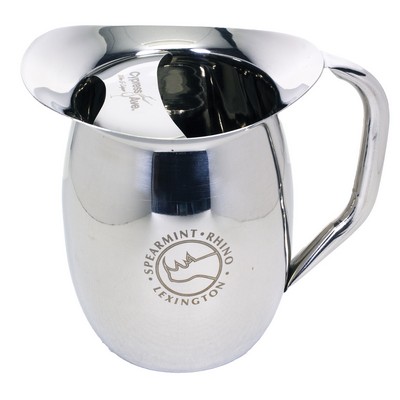 3 Qt. 8 Oz. Bell Pitcher w/Ice Guard