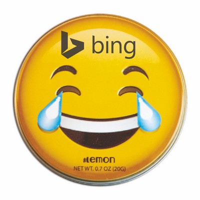 Laughing Emojy Tin with Lemon Mints