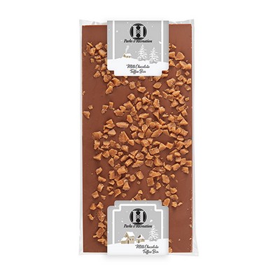 3.5 Oz. Elegant Belgian Chocolate Bar w/ Toffee