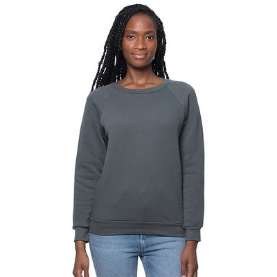 Women's Fashion Fleece Raglan Pullover