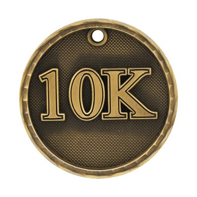 2" 3D 10K Medal