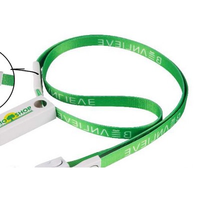 3-in-1 Lanyard Charging Cable w/ Breakaway