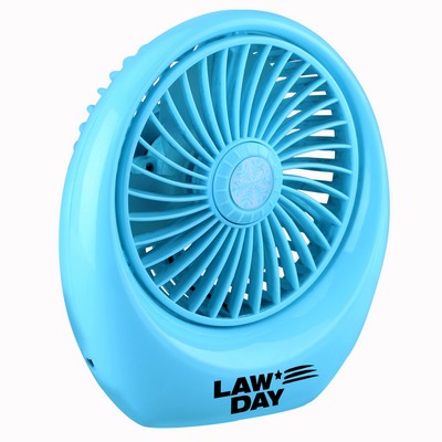 2 Speed USB Rechargeable Desk Fan (Shorter Prod Time)