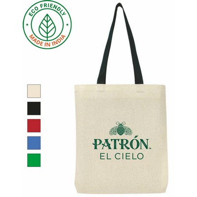 Trade Show Tote Bag Eco Friendly Canvas Green Handle