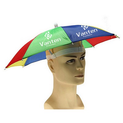 Rainbow Umbrella Hat