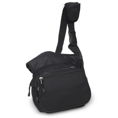 Everest Messenger Bag, Medium, Black