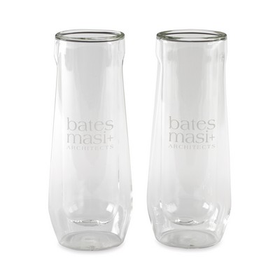 CORKCICLE® Flute Glass Set (2) - Clear