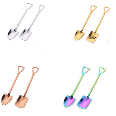 Stainless Steel Shovel Shaped Ice Cream Spoon