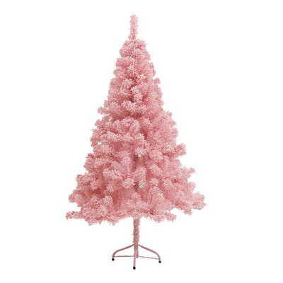 Pink Flocking Christmas Tree